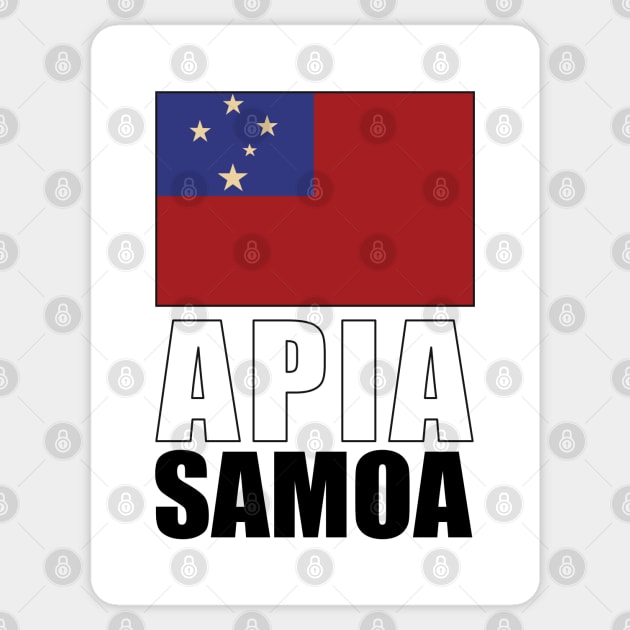 Flag of Samoa Sticker by KewaleeTee